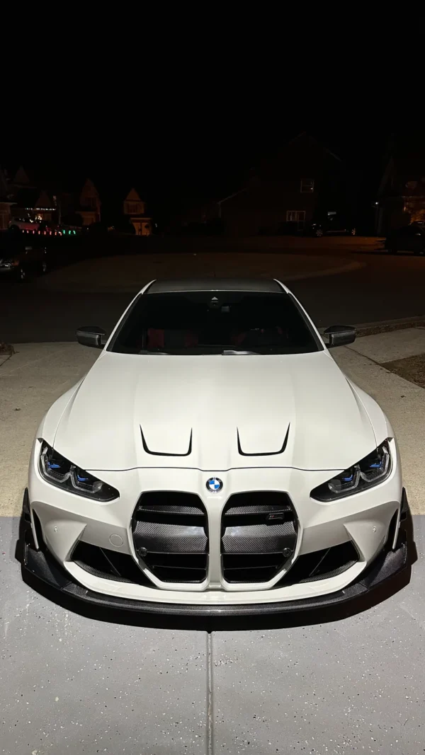 BMW G80 M3 M4 CSL STYLE CARBON FIBER 3 Pieces Front Lip Kit