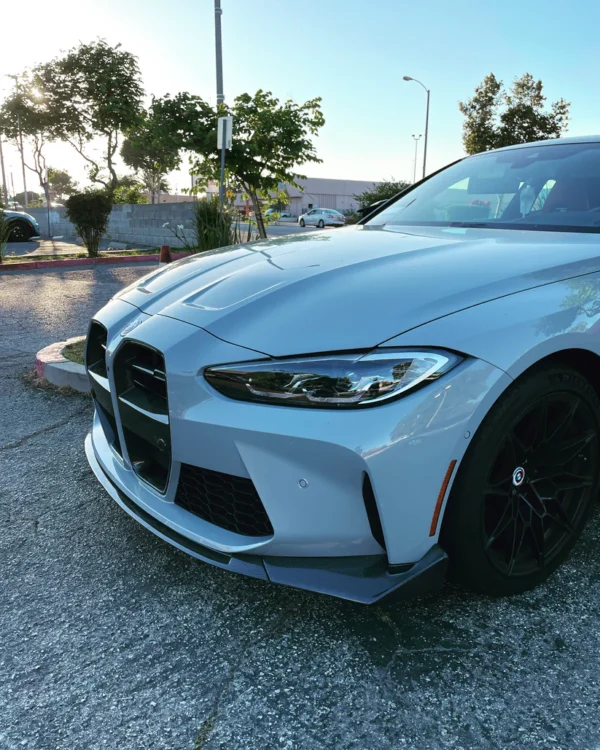 BMW G80 M3 M4 CSL STYLE CARBON FIBER 3 Pieces Front Lip Kit