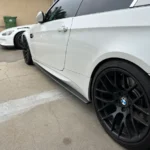 BMW E90 E92 E93 M3 M Performance Style Carbon Fiber Side Skirt