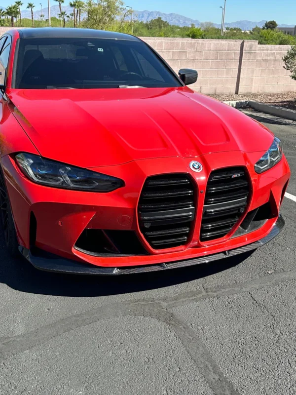 BMW G80 M3 G82 M4 3D Style Carbon Fiber 1 Pieces Front Lip - Image 3